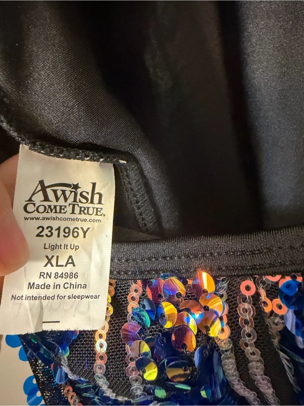 A Wish Come True 23196Y Dance Costume XLA Adult Open Back Jazz Contemporary Solo
